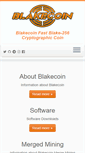 Mobile Screenshot of blakecoin.org